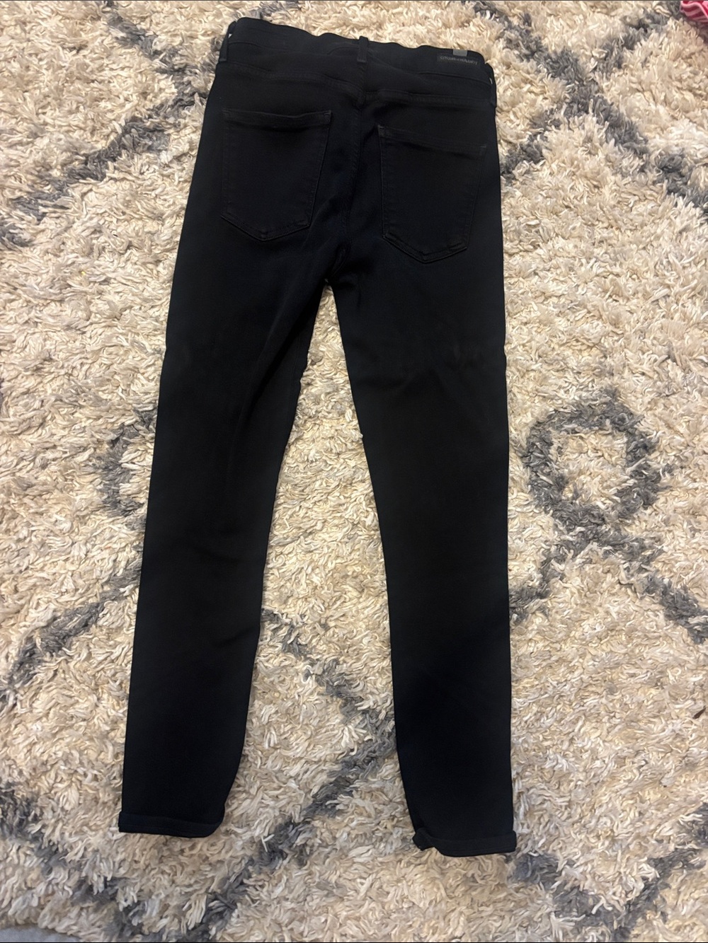 Citizens Of Humanity Black Skinny Jeans — Sleek High-Rise Cut